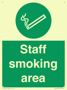 Staff smoking area
